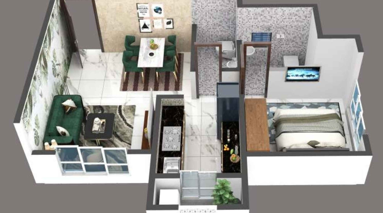 Nemmi-Panchganga-Floor-Plan-1BHK-a